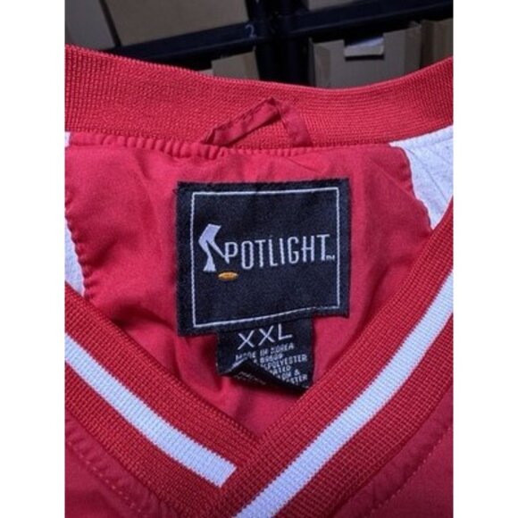 Vintage Boston University Terriers Red Pullover  Windbreaker Jacket XXL - Picture 7 of 10